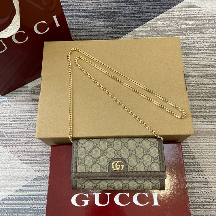 GUCCI OPHIDIA CHAIN WALLET