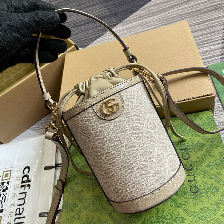 GUCCI OPHIDIA MINI BUCKET BAG