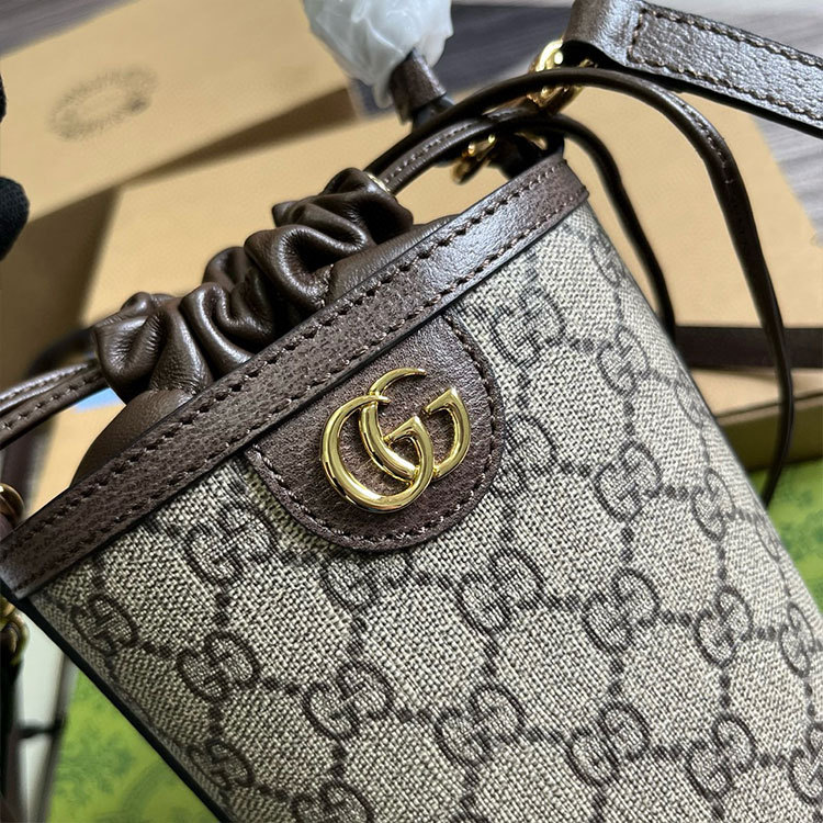 GUCCI OPHIDIA MINI BUCKET BAG