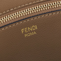 FENDI Striped Roll Tote Bag