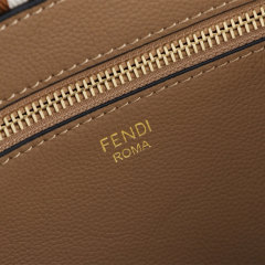 FENDI Striped Roll Tote Bag