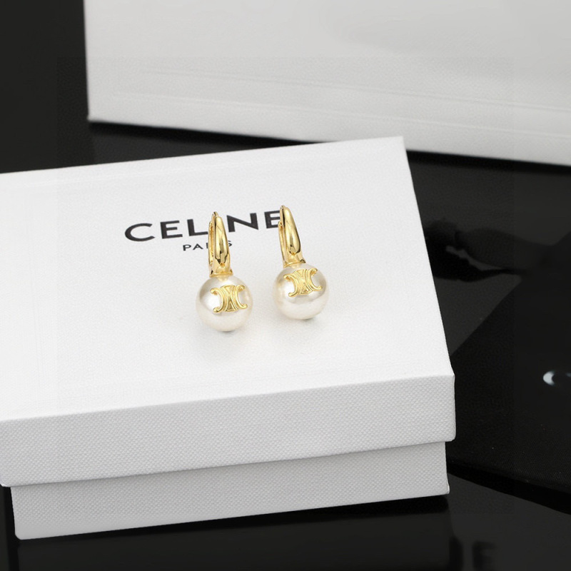 CELINE Pearl Earrings