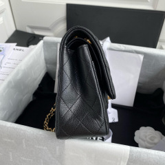 CHANEL Classic Flap Bag Grained Calfskin 25.5cm