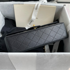 CHANEL Classic Flap Bag Grained Calfskin 25.5cm