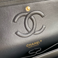 CHANEL Classic Flap Bag Grained Calfskin 25.5cm