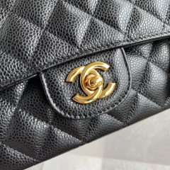 CHANEL Classic Flap Bag Grained Calfskin 25.5cm