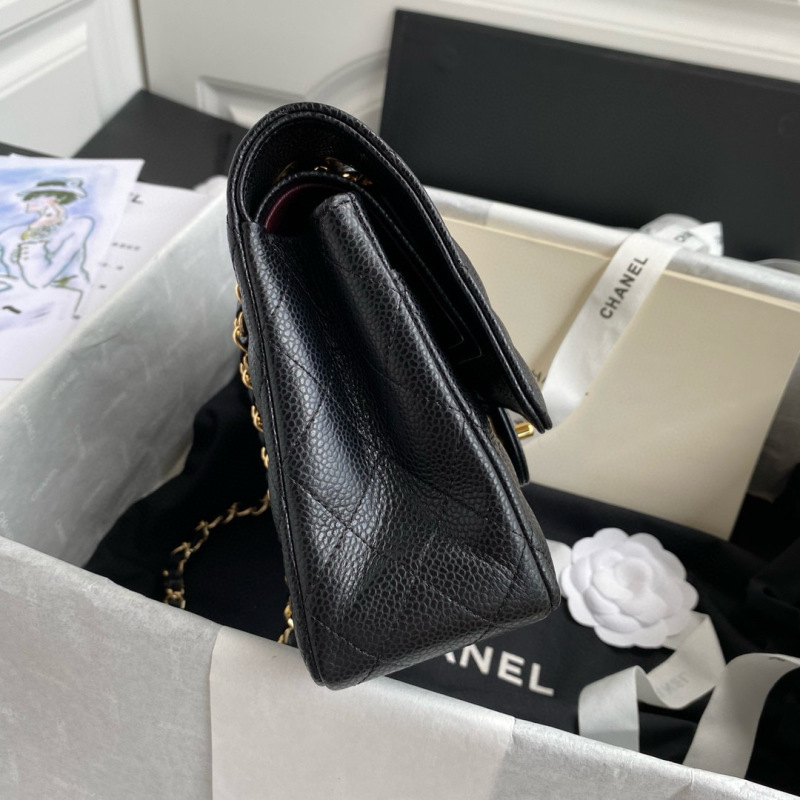 CHANEL Classic Flap Bag Grained Calfskin 25.5cm