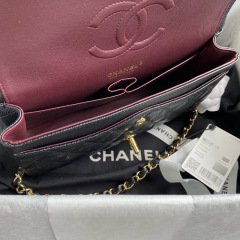 CHANEL Classic Flap Bag Grained Calfskin 25.5cm