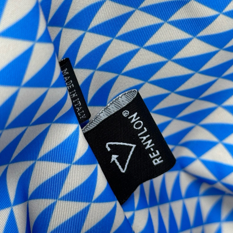 PRADA Tessuto Triangulum Tote Bag