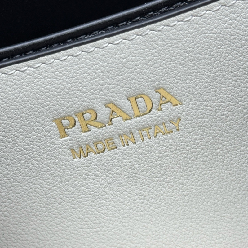 Prada Buckle small leather handbag with belt