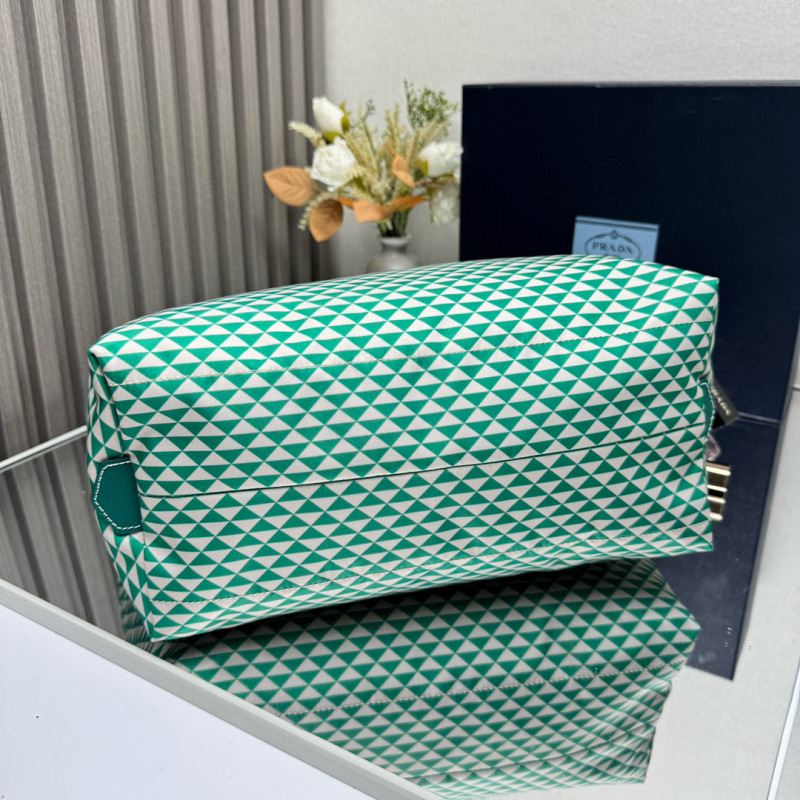 PRADA Tessuto Triangulum Tote Bag