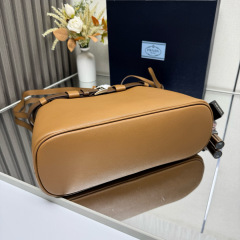 Prada Buckle small leather handbag with belt