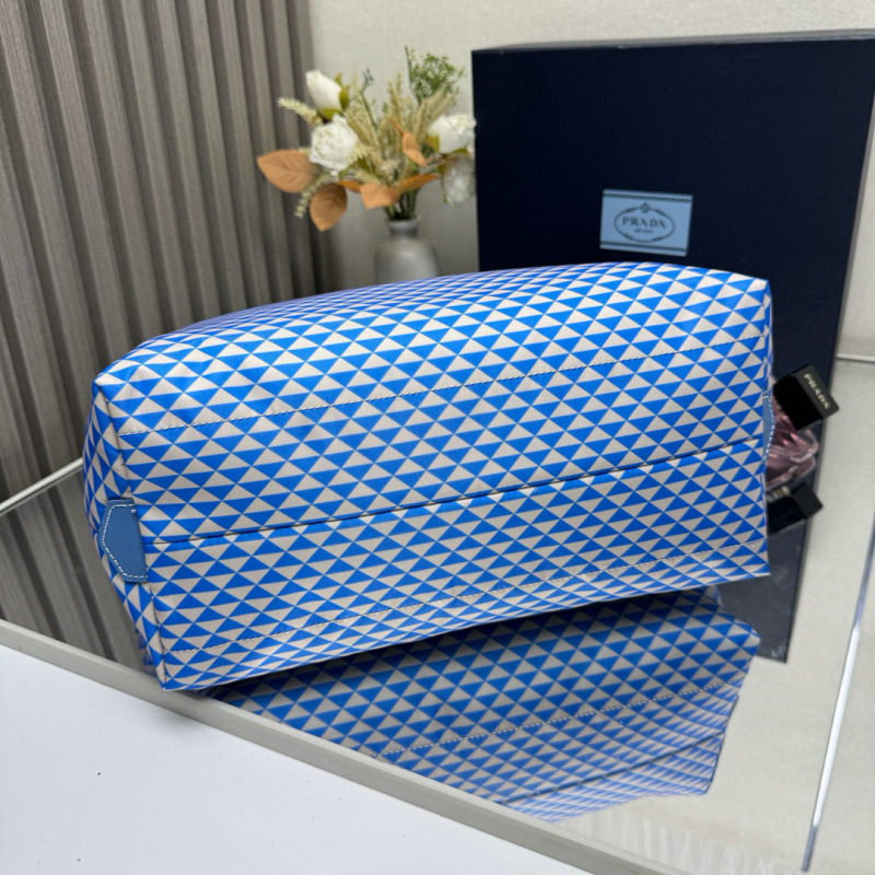 PRADA Tessuto Triangulum Tote Bag