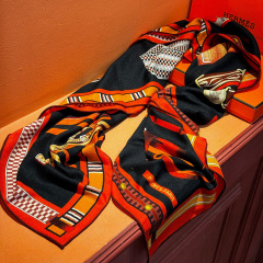 HERMES Velvet Scarf