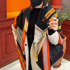 HERMES Velvet Scarf