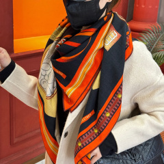 HERMES Velvet Scarf