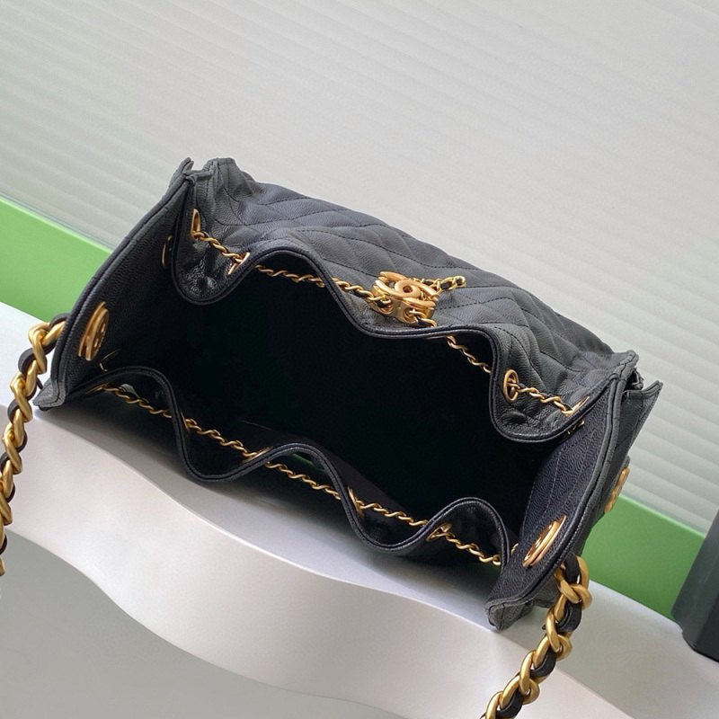 CHANEL Denim Hobo Bag
