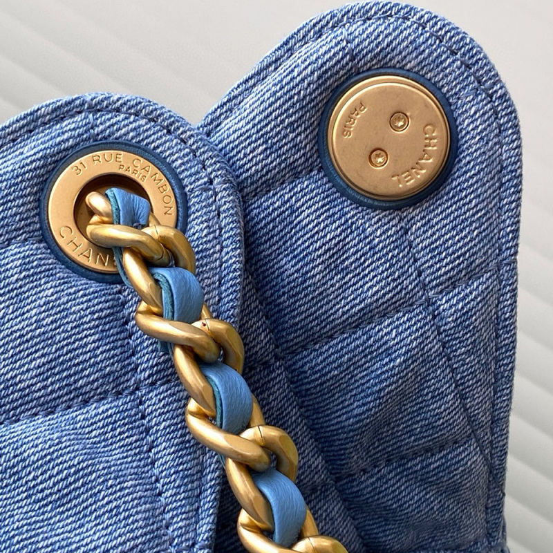 CHANEL Denim Hobo Bag