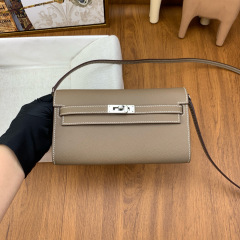 HERMES Kelly To Go Epsom Crossbody Bag