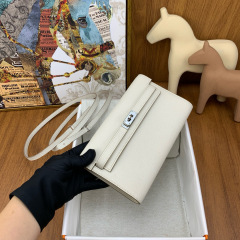 HERMES Kelly To Go Epsom Crossbody Bag