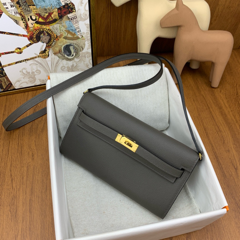 HERMES Kelly To Go Epsom Crossbody Bag