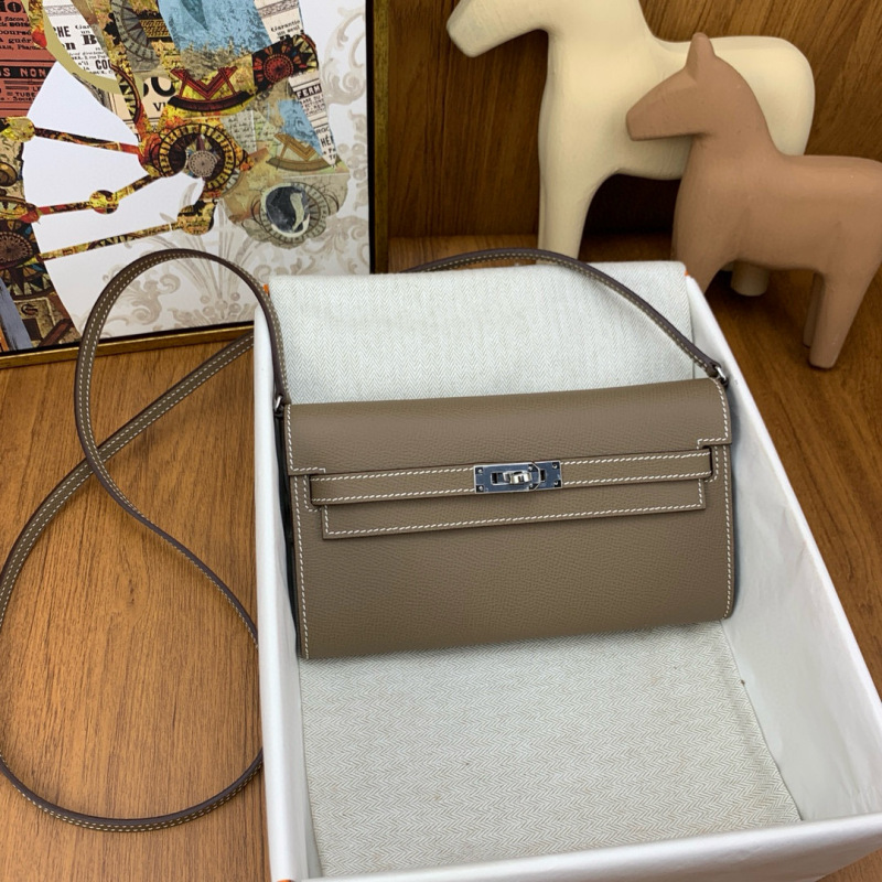 HERMES Kelly To Go Epsom Crossbody Bag