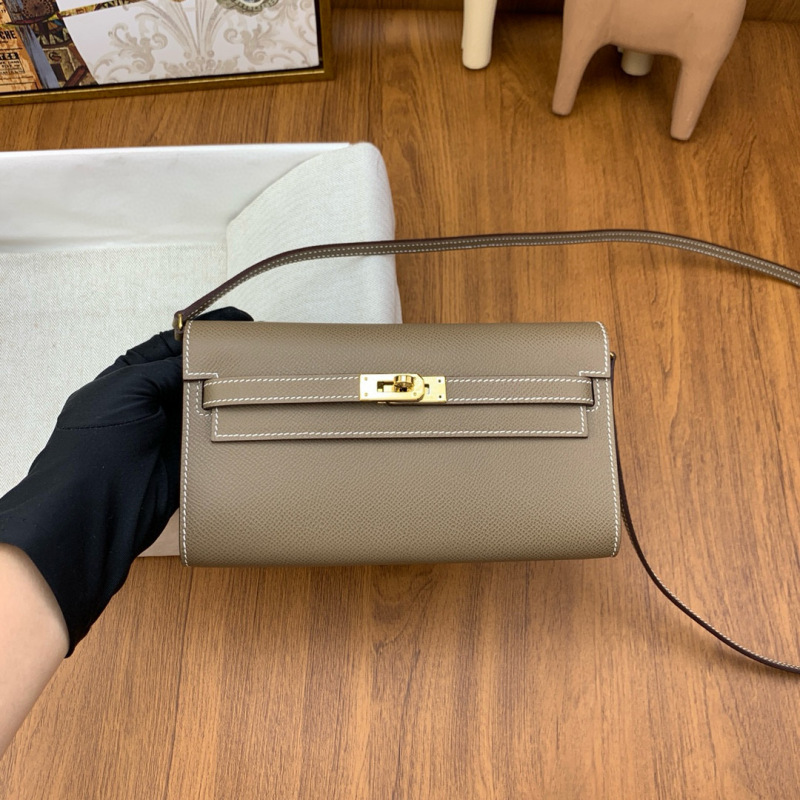 HERMES Kelly To Go Epsom Crossbody Bag