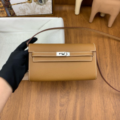 HERMES Kelly To Go Epsom Crossbody Bag