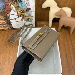 HERMES Kelly To Go Epsom Crossbody Bag