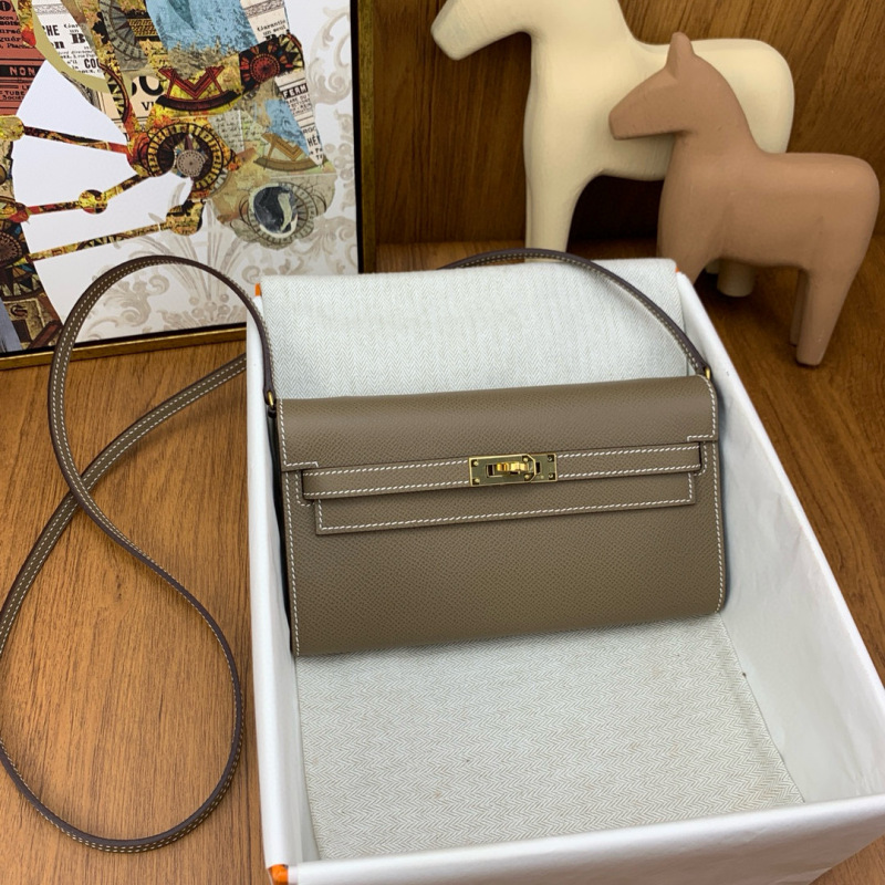 HERMES Kelly To Go Epsom Crossbody Bag