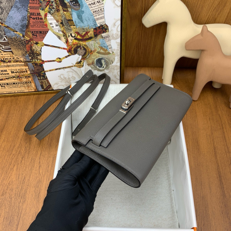 HERMES Kelly To Go Epsom Crossbody Bag