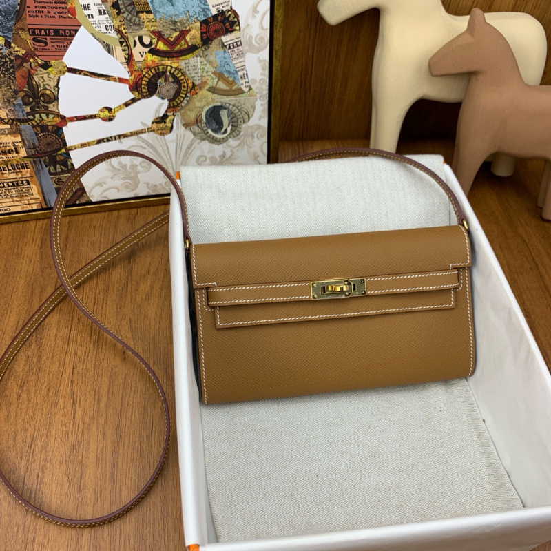 HERMES Kelly To Go Epsom Crossbody Bag