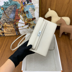 HERMES Kelly To Go Epsom Crossbody Bag