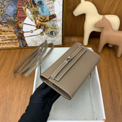 HERMES Kelly To Go Epsom Crossbody Bag