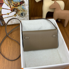 HERMES Kelly To Go Epsom Crossbody Bag