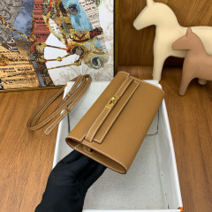 HERMES Kelly To Go Epsom Crossbody Bag