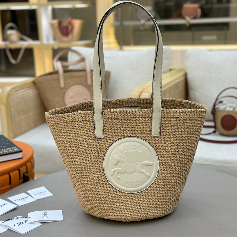 Chloé Large Horse Medal Basket