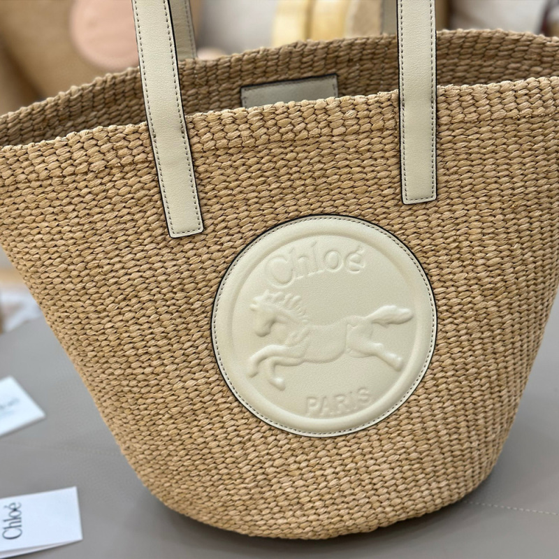 Chloé Large Horse Medal Basket