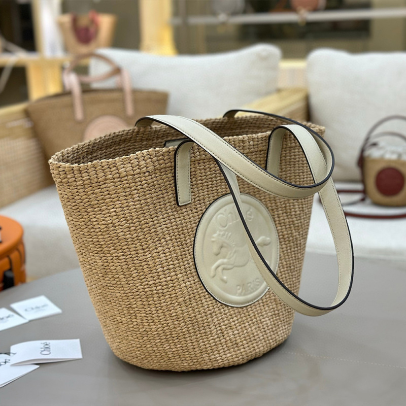 Chloé Large Horse Medal Basket