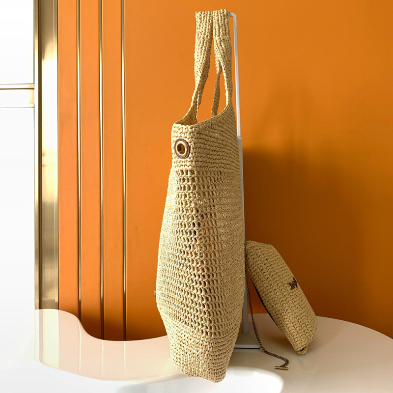 YSL ICARE Straw bag