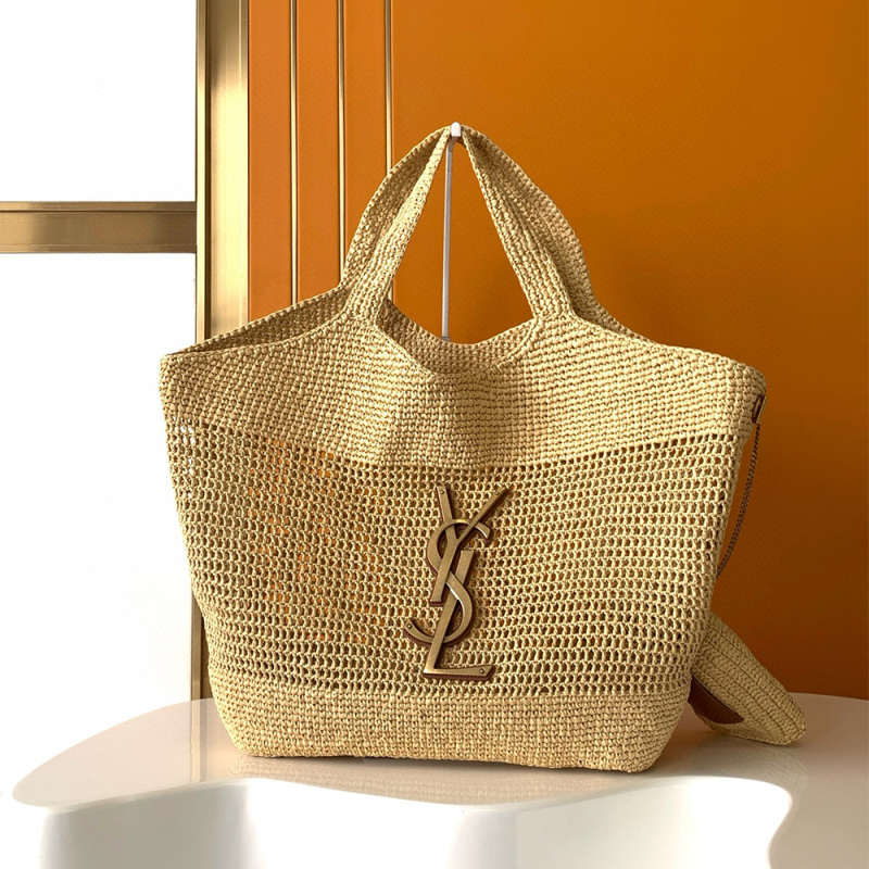 YSL ICARE Straw bag