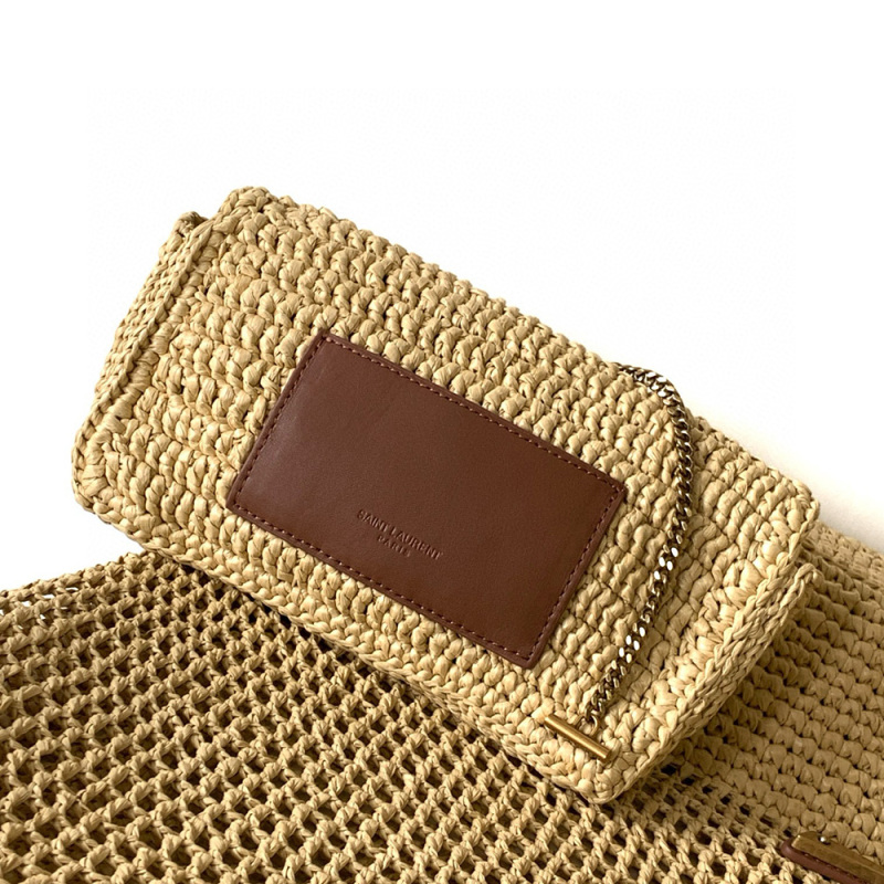 YSL ICARE Straw bag