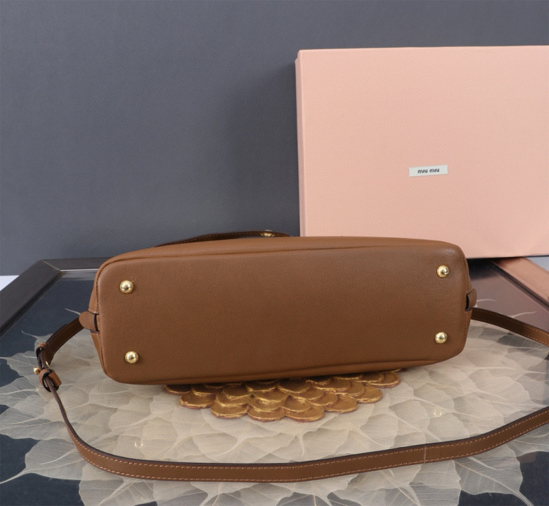 MIU MIU Aventure Nappa Leather Top-handle Bag