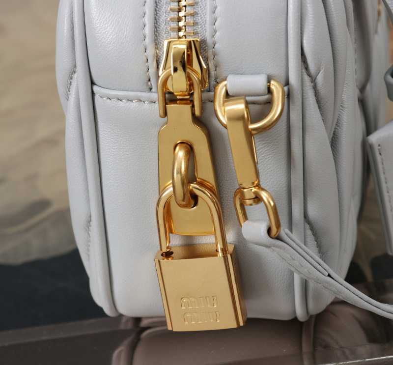 MIU MIU Arcadie Matelassé  Nappa Leather Bag