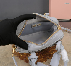 MIU MIU Arcadie Matelassé  Nappa Leather Bag