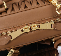 MIU MIU Arcadie Matelassé Nappa Leather Bag