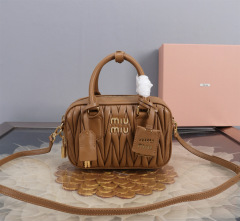 MIU MIU Arcadie Matelassé  Nappa Leather Bag