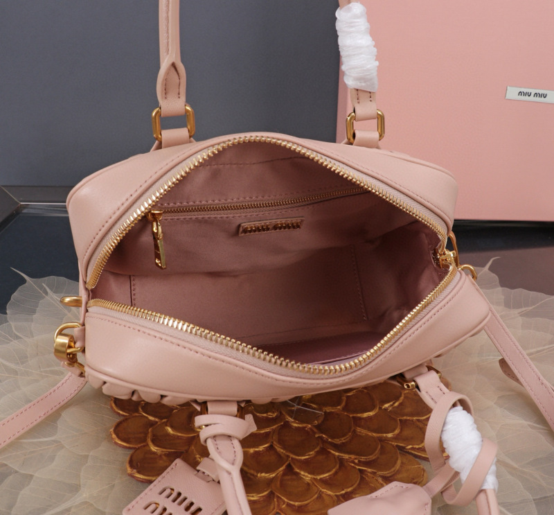 MIU MIU Arcadie Matelassé  Nappa Leather Bag