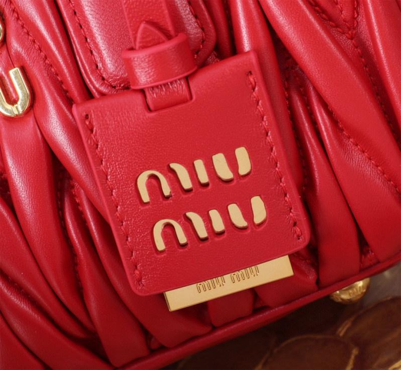 MIU MIU Arcadie Matelassé  Nappa Leather Bag