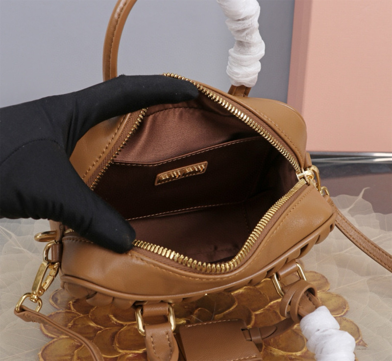MIU MIU Arcadie Matelassé  Nappa Leather Bag